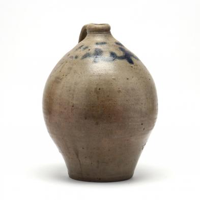 c-crolius-manhattan-cobalt-decorated-pottery-jug