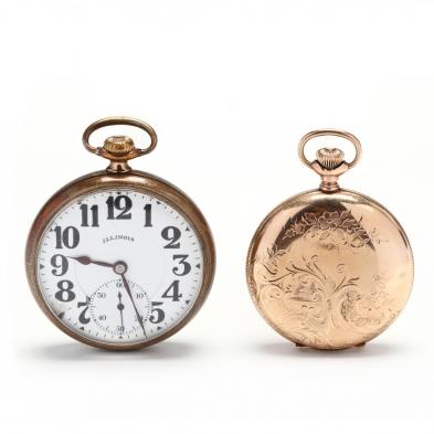 two-vintage-pocket-watches