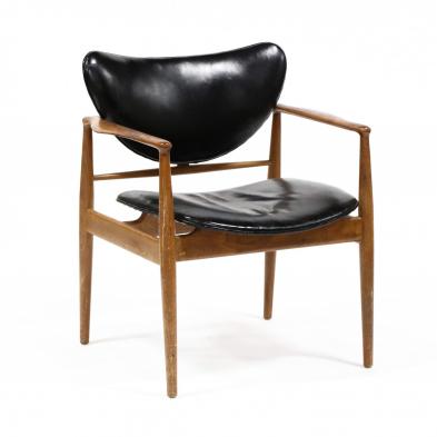 att-finn-juhl-leather-arm-chair