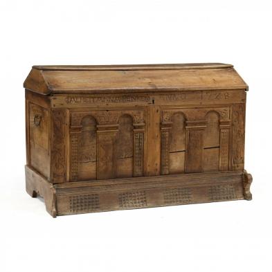 an-antique-continental-carved-oak-dowry-chest