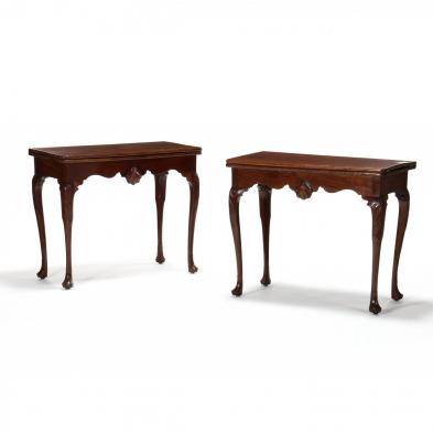 rare-pair-of-george-ii-mahogany-shell-carved-card-tables