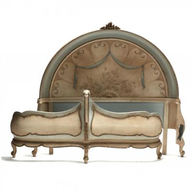 a-venetian-painted-gondola-style-full-size-bed