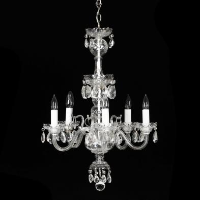 vintage-crystal-drop-prism-chandelier-and-ceiling-applique