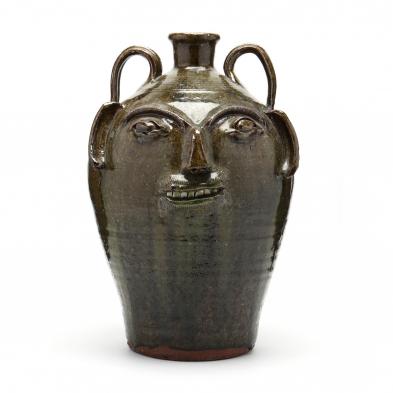 western-nc-folk-pottery-burlon-craig-five-gallon-face-jug