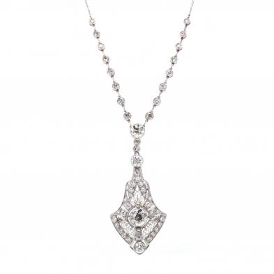 edwardian-platinum-and-diamond-necklace