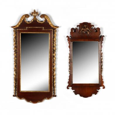 two-chippendale-style-mirrors