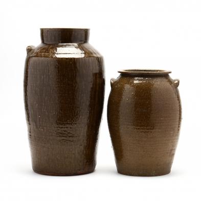 two-western-nc-pottery-vessels