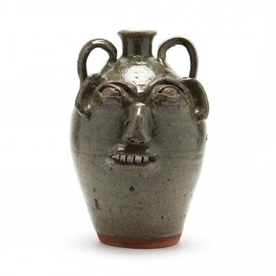 western-nc-folk-pottery-burlon-craig-two-gallon-face-jug
