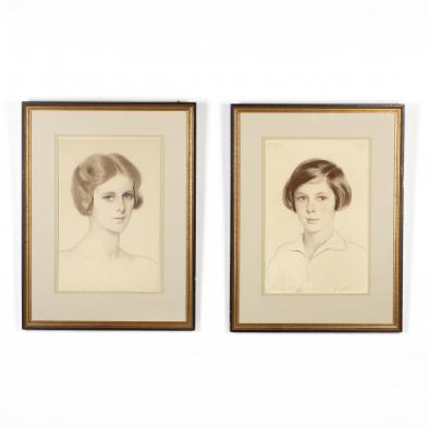 edith-widing-yaffee-d-c-1895-1961-two-female-portraits