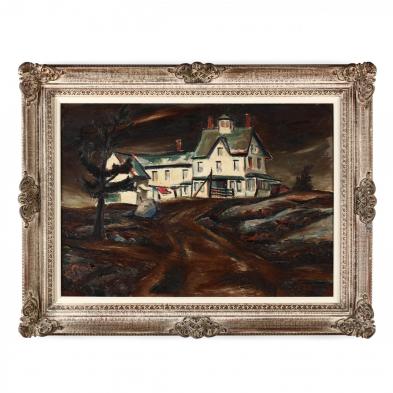 emily-muir-me-1904-2003-white-house-dark-landscape
