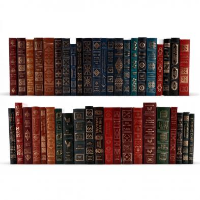 easton-press-collection-of-43-finely-bound-signed-first-editions