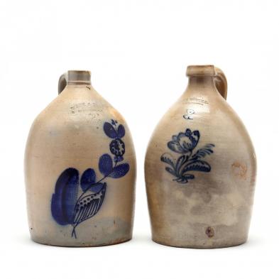 two-new-york-stoneware-jugs