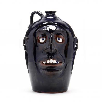 georgia-folk-pottery-dal-burtchaell-large-face-jug