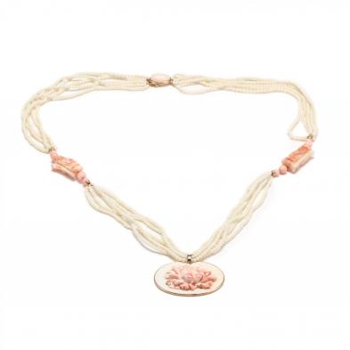 14kt-gold-and-coral-bead-necklace