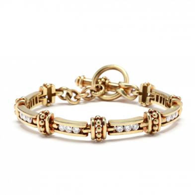 18kt-gold-diamond-and-ruby-bracelet