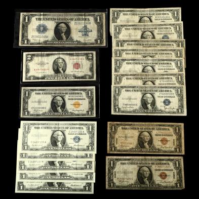 16-1-silver-certificates-and-a-2-bill
