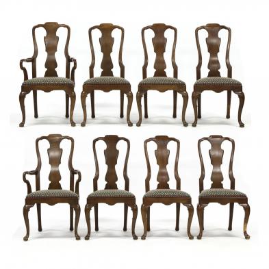 henredon-set-of-eight-queen-anne-style-dining-chairs