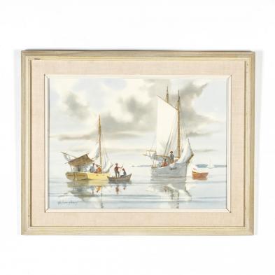 william-henry-fl-20th-century-sailing-scene