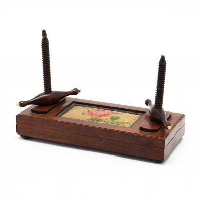 an-antique-rosewood-handkerchief-press