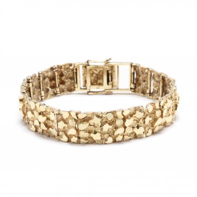 14kt-gold-nugget-bracelet