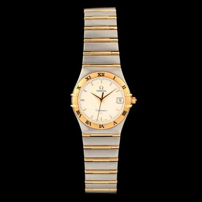 gold-and-stainless-steel-constellation-watch-omega