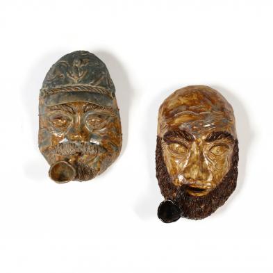 two-folk-pottery-face-masks