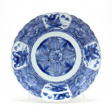 an-asian-blue-and-white-porcelain-charger