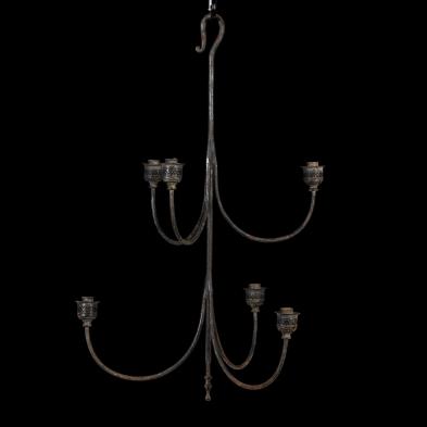 vintage-iron-candle-chandelier
