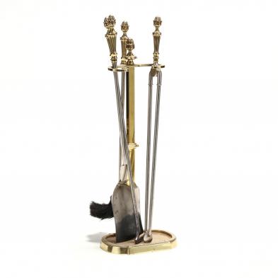 wm-h-jackson-new-york-steel-and-brass-fireplace-tool-set