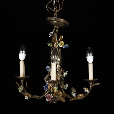 vintage-diminutive-italian-floral-decorated-chandelier