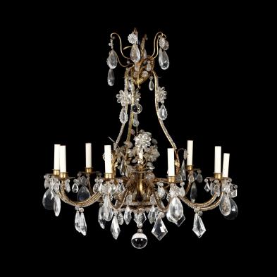 venetian-rococo-style-beaded-and-drop-prism-chandelier