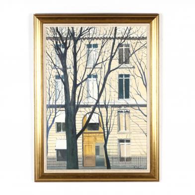 framed-painting-of-a-brownstone