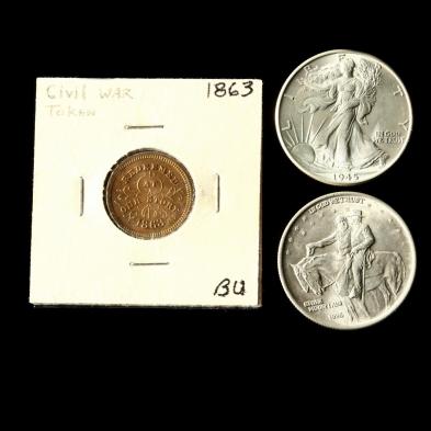 two-high-grade-halves-and-a-civil-war-token