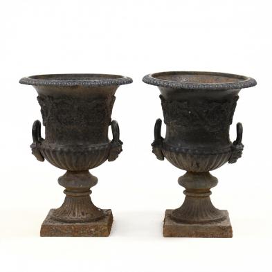 pair-of-large-classical-style-double-handled-iron-garden-urns
