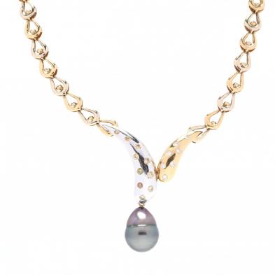 bi-color-18kt-gold-diamond-and-pearl-necklace