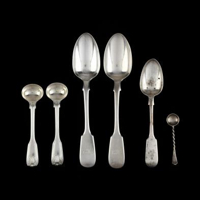 six-pieces-of-victorian-silver-flatware