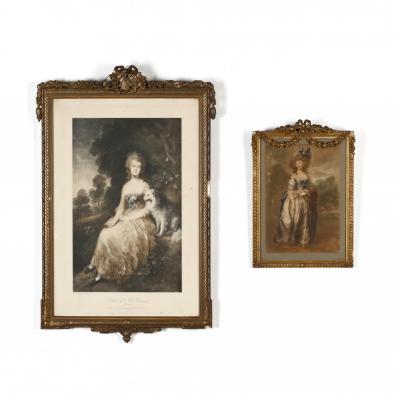 two-portraits-after-gainsborough-in-antique-louis-xvi-style-frames