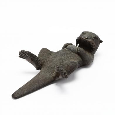 phil-vanderlei-20th-century-bronzed-otter