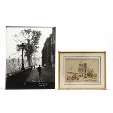 two-framed-works-picturing-paris-notre-dame-and-ille-saint-louis