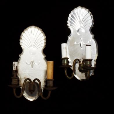 pair-of-vintage-mirrored-venetian-sconces