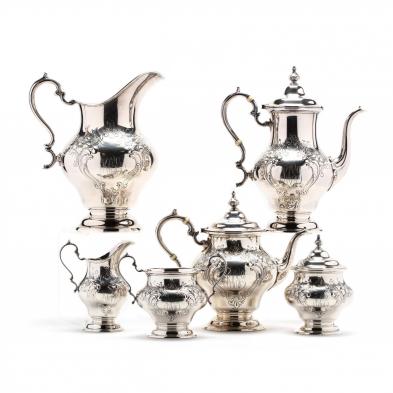 gorham-victorian-chased-sterling-silver-tea-coffee-service