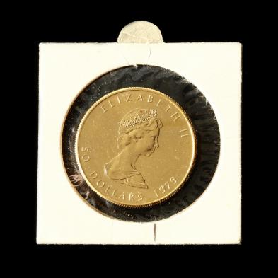 canada-1979-50-dollars-one-ounce-gold-maple-leaf