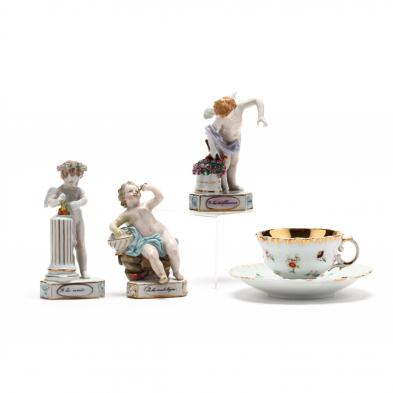 a-selection-of-antique-meissen-and-dresden-porcelain