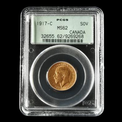 canada-1917-c-gold-sovereign-pcgs-ms62