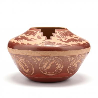 large-redware-pot-vangie-tafoya-jemez-pueblo