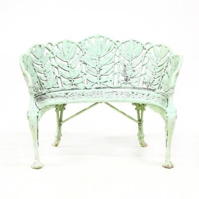 antique-cast-aluminum-garden-bench