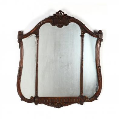 vintage-continental-carved-tri-panel-mirror