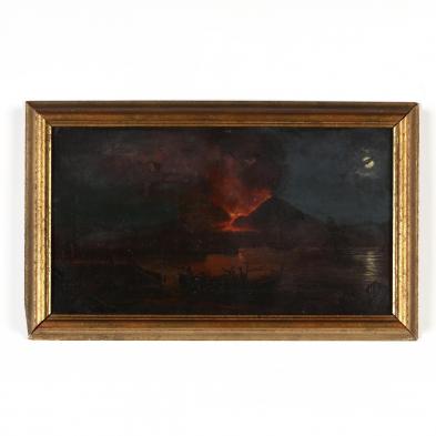 italian-school-painting-of-mount-vesuvius