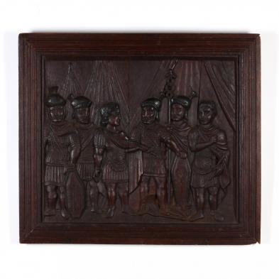antique-continental-carved-oak-panel