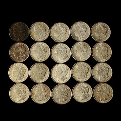 roll-of-twenty-1921-dated-morgan-silver-dollars